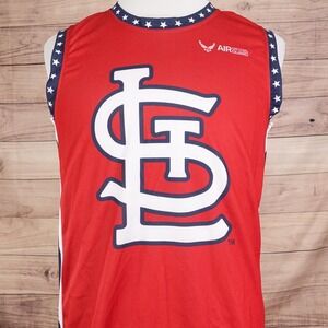 St Louis Cardinals Jersey XL Red Sleeveless Tank MLB Baseball Stars SGA Giveaway